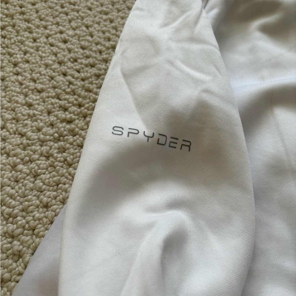 NWT. Spyder fleece lined hoodie base layer. Size small. - Picture 2 of 5